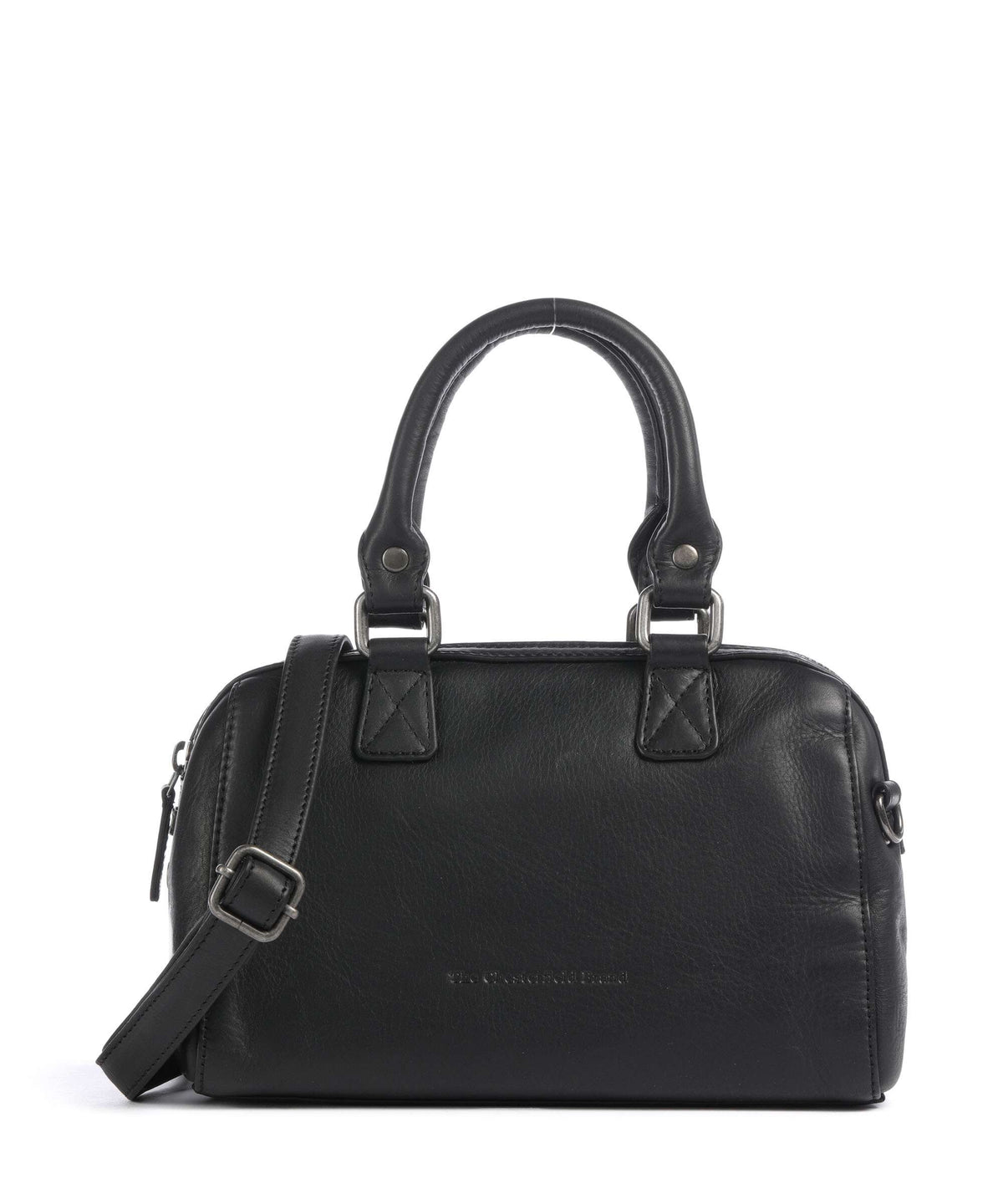 The Chesterfield Brand Wax Pull Up Cow Dalford Handbag black