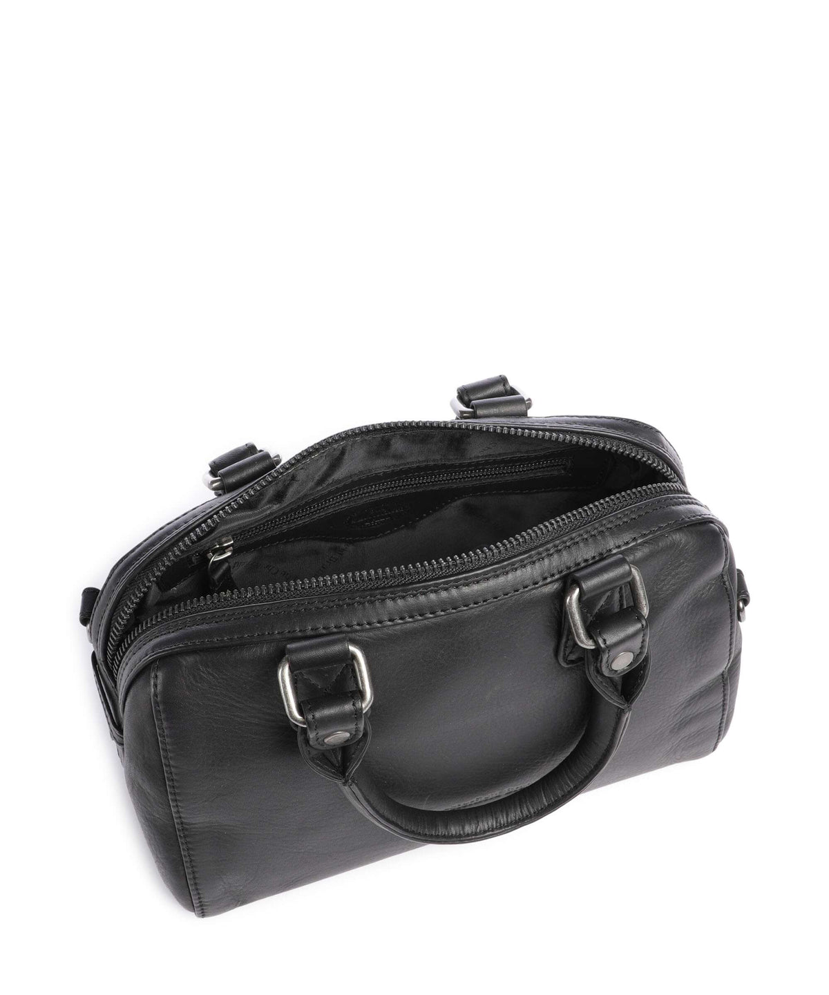 The Chesterfield Brand Wax Pull Up Cow Dalford Handbag black