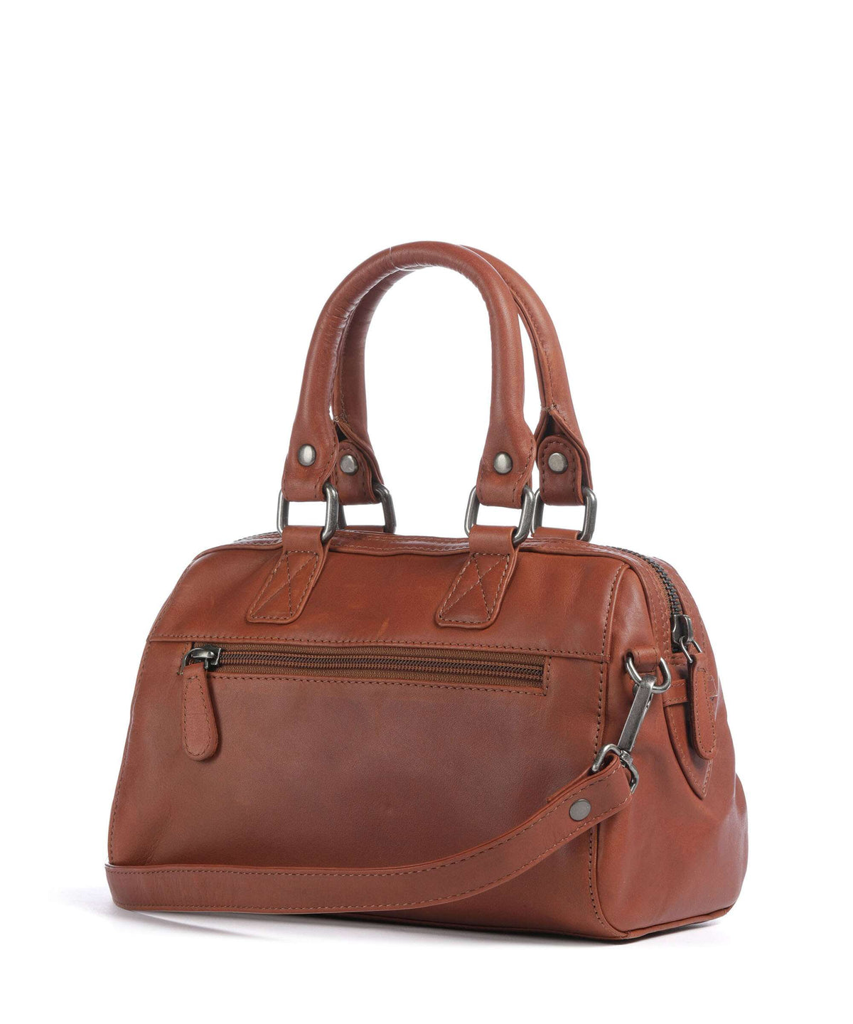 The Chesterfield Brand Wax Pull Up Cow Dalford Handbag cognac