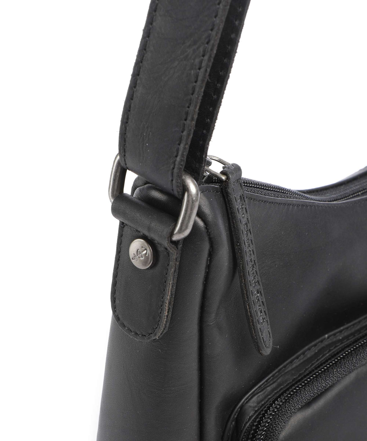 The Chesterfield Brand Wax Pull Up Cow Valenora Shoulder bag black