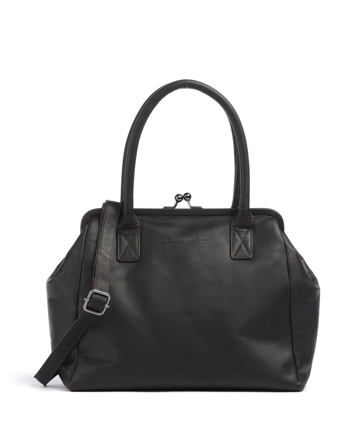 The Chesterfield Brand Wax Pull Up Cow Dorin Shoulder bag brown