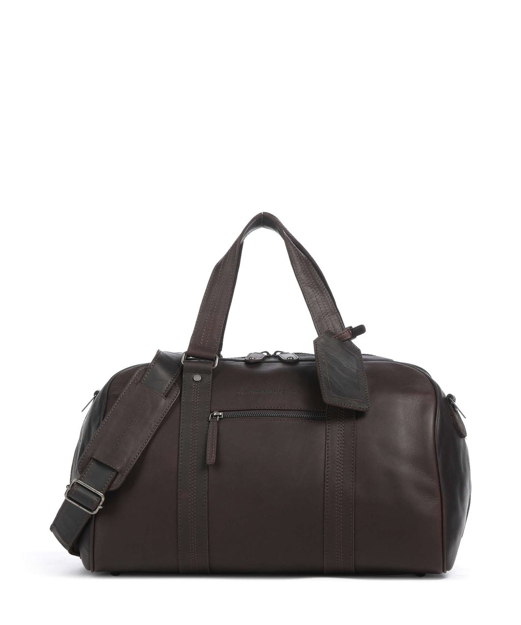 The Chesterfield Brand Wax Pull Up Cow Volenza Weekend bag brown