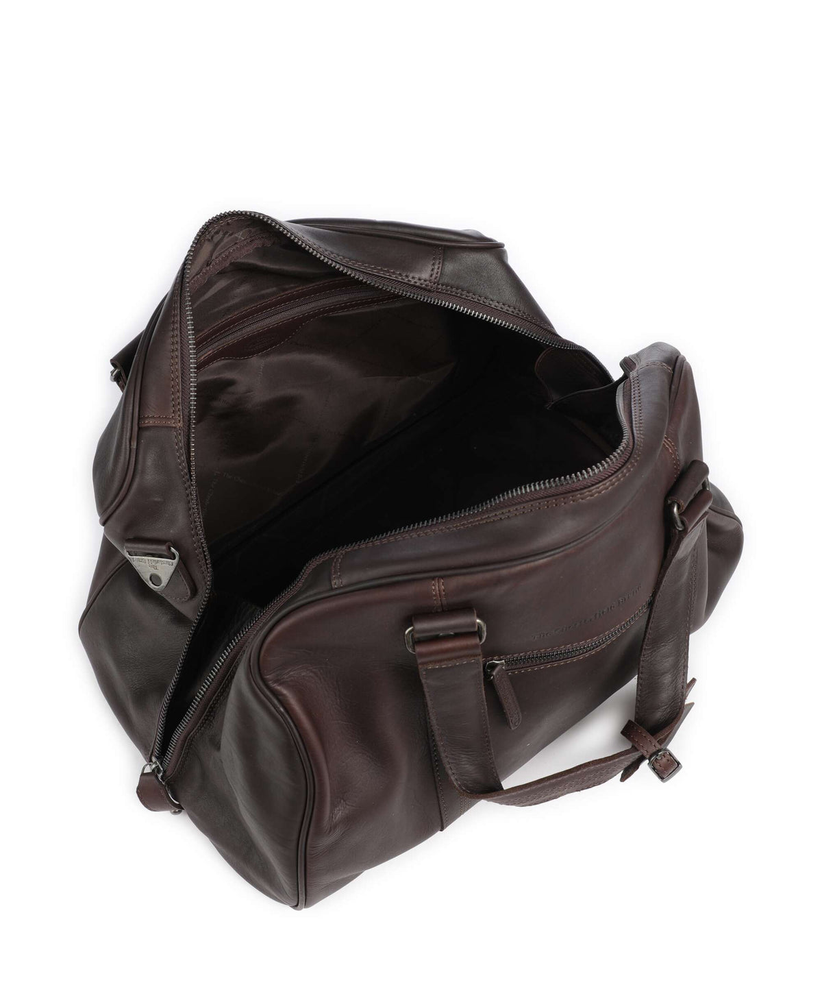 The Chesterfield Brand Wax Pull Up Cow Volenza Weekend bag brown
