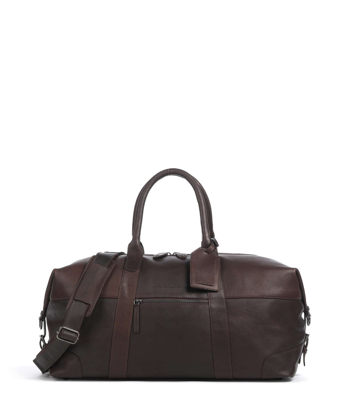 The Chesterfield Brand Wax Pull Up Cow Portsmouth 2 Weekend bag brown