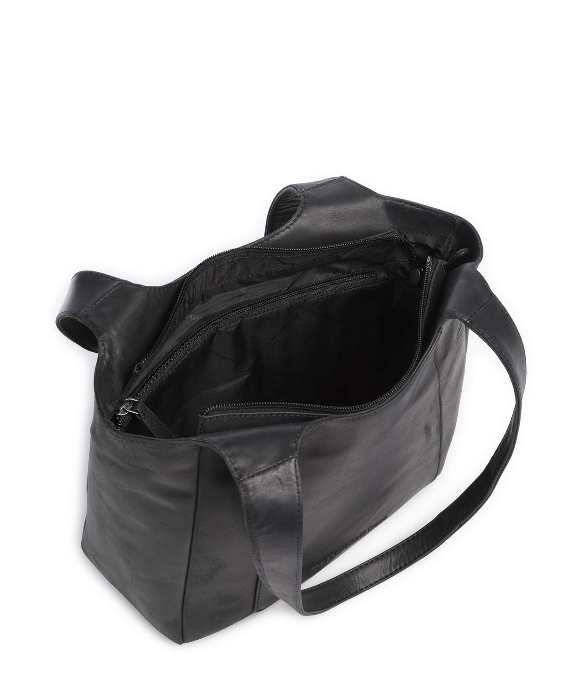 The Chesterfield Brand Wax Pull Up Cow Tofino Tote bag black