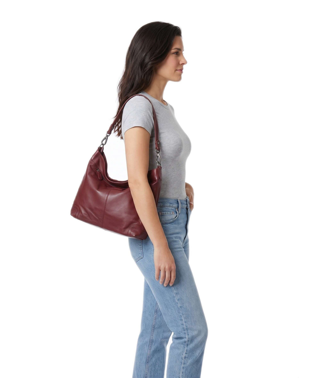 The Chesterfield Brand Serene Astero Hobo bag berry