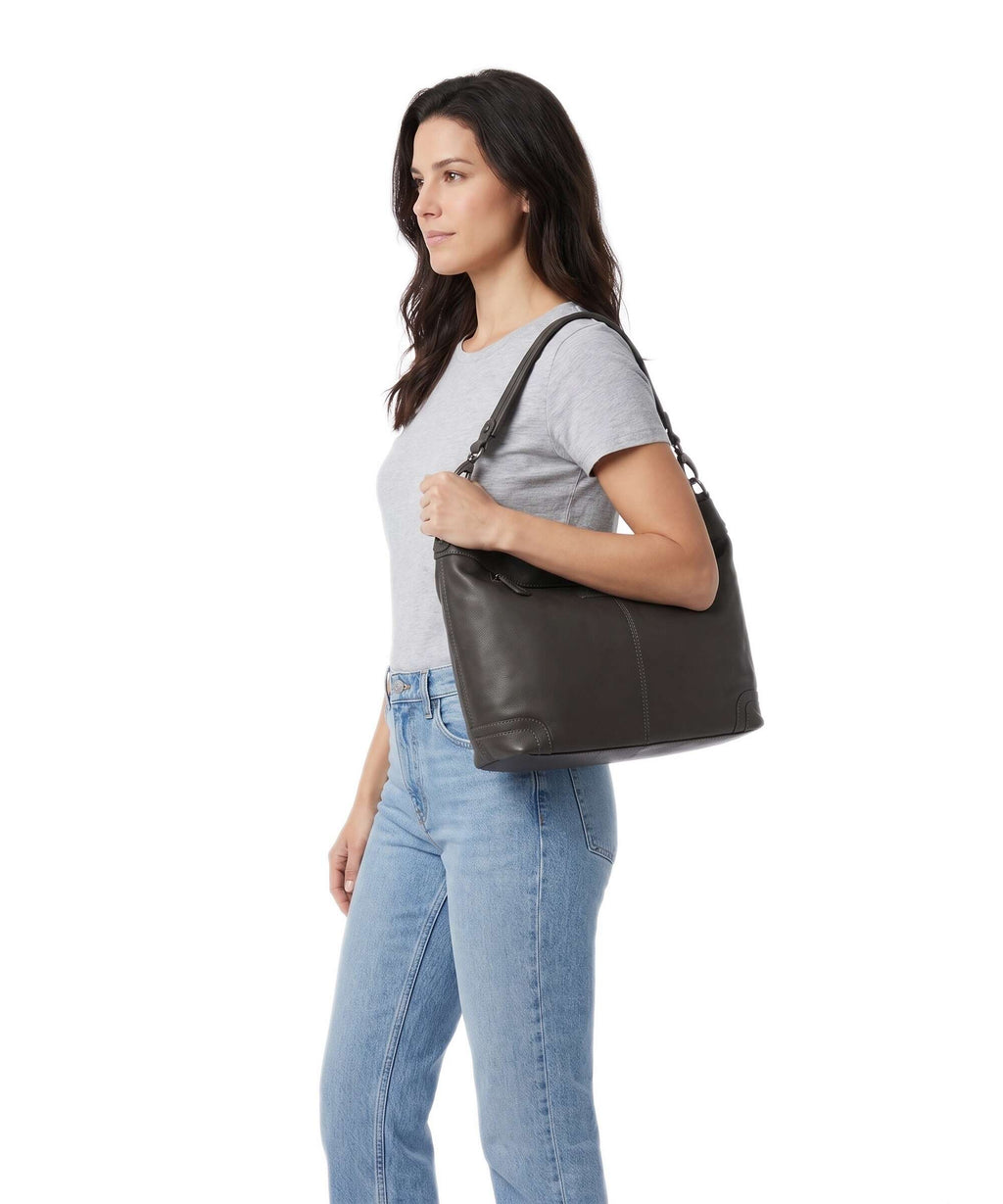The Chesterfield Brand Serene Astero Hobo bag clay grey