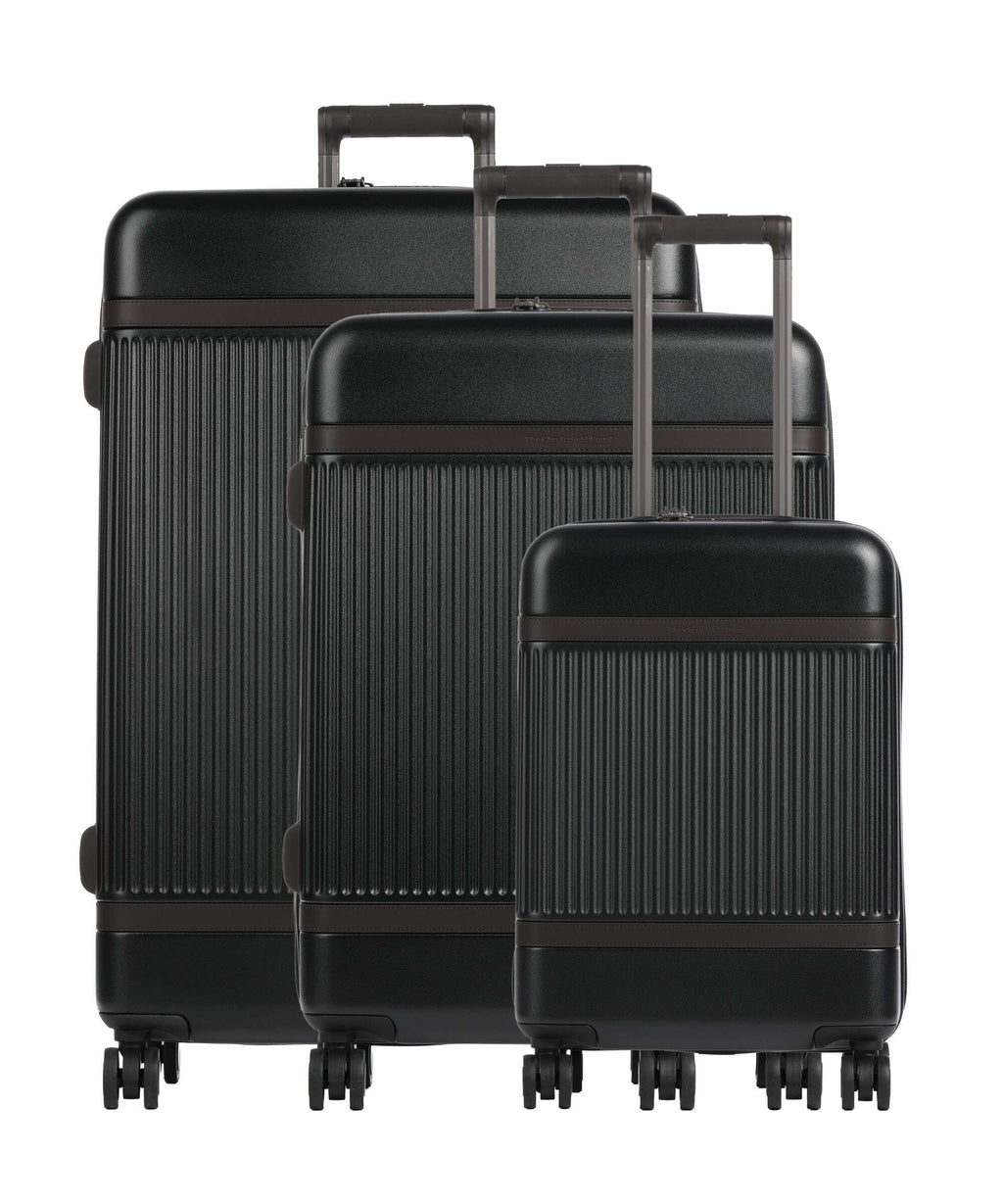 The Chesterfield Brand Zuna Suitcase set (4 wheels) onyx black