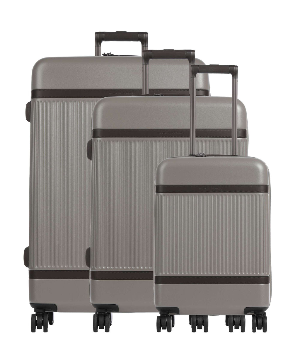 The Chesterfield Brand Zuna Suitcase set (4 wheels) stone taupe