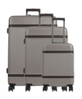 The Chesterfield Brand Zuna Suitcase set (4 wheels) stone taupe