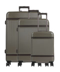 The Chesterfield Brand Zuna Suitcase set (4 wheels) shadow olive
