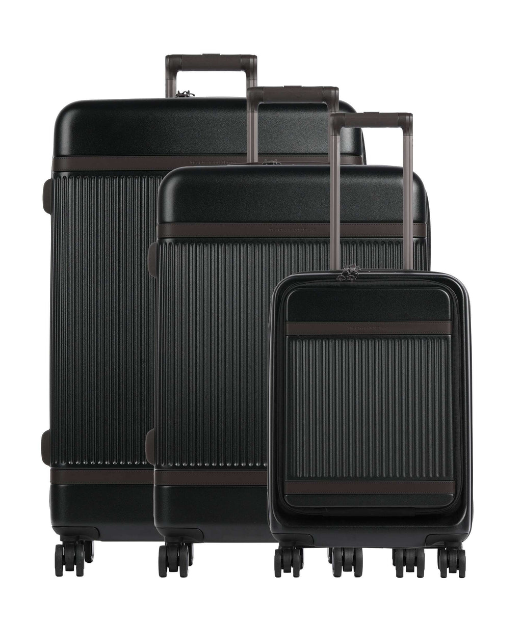 The Chesterfield Brand Zuna Suitcase set (4 wheels) onyx black