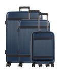 The Chesterfield Brand Zuna Suitcase set (4 wheels) nordic navy