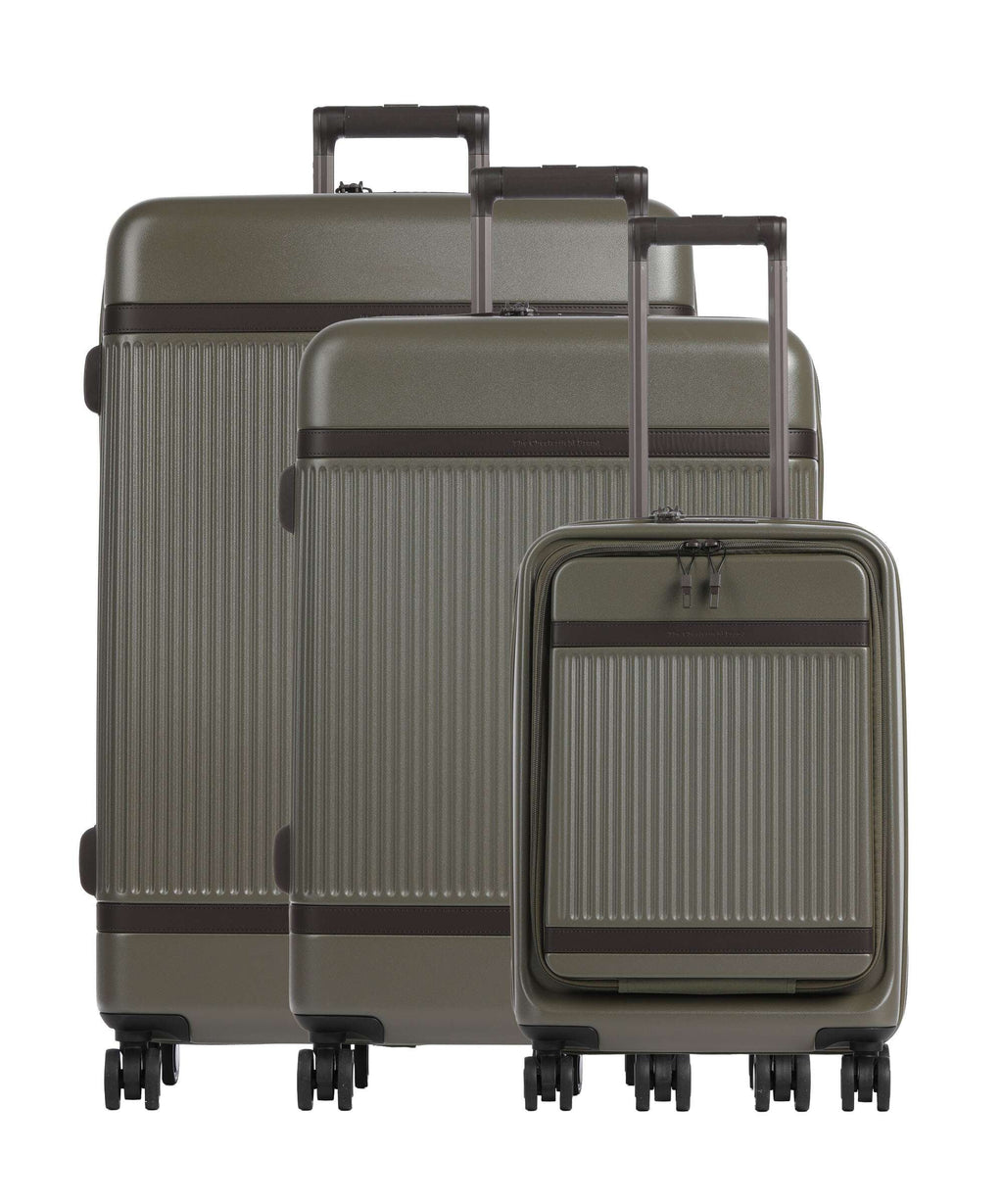 The Chesterfield Brand Zuna Suitcase set (4 wheels) shadow olive