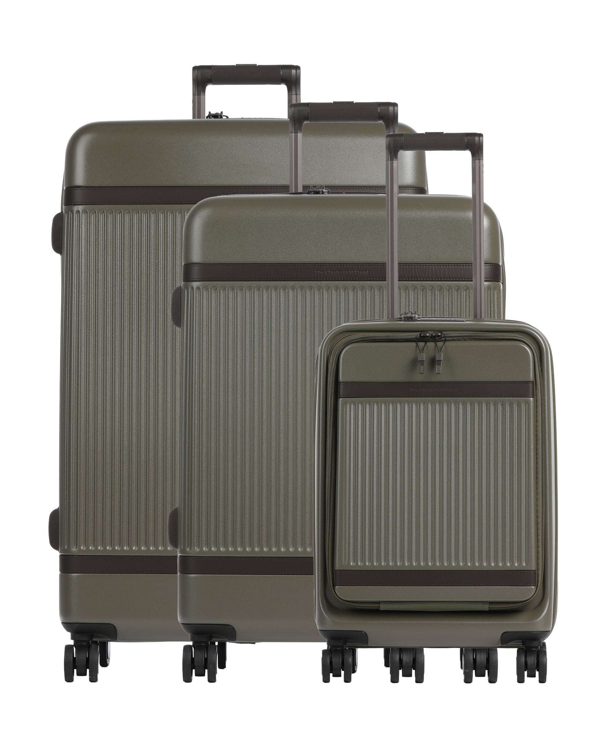 The Chesterfield Brand Zuna Suitcase set (4 wheels) shadow olive