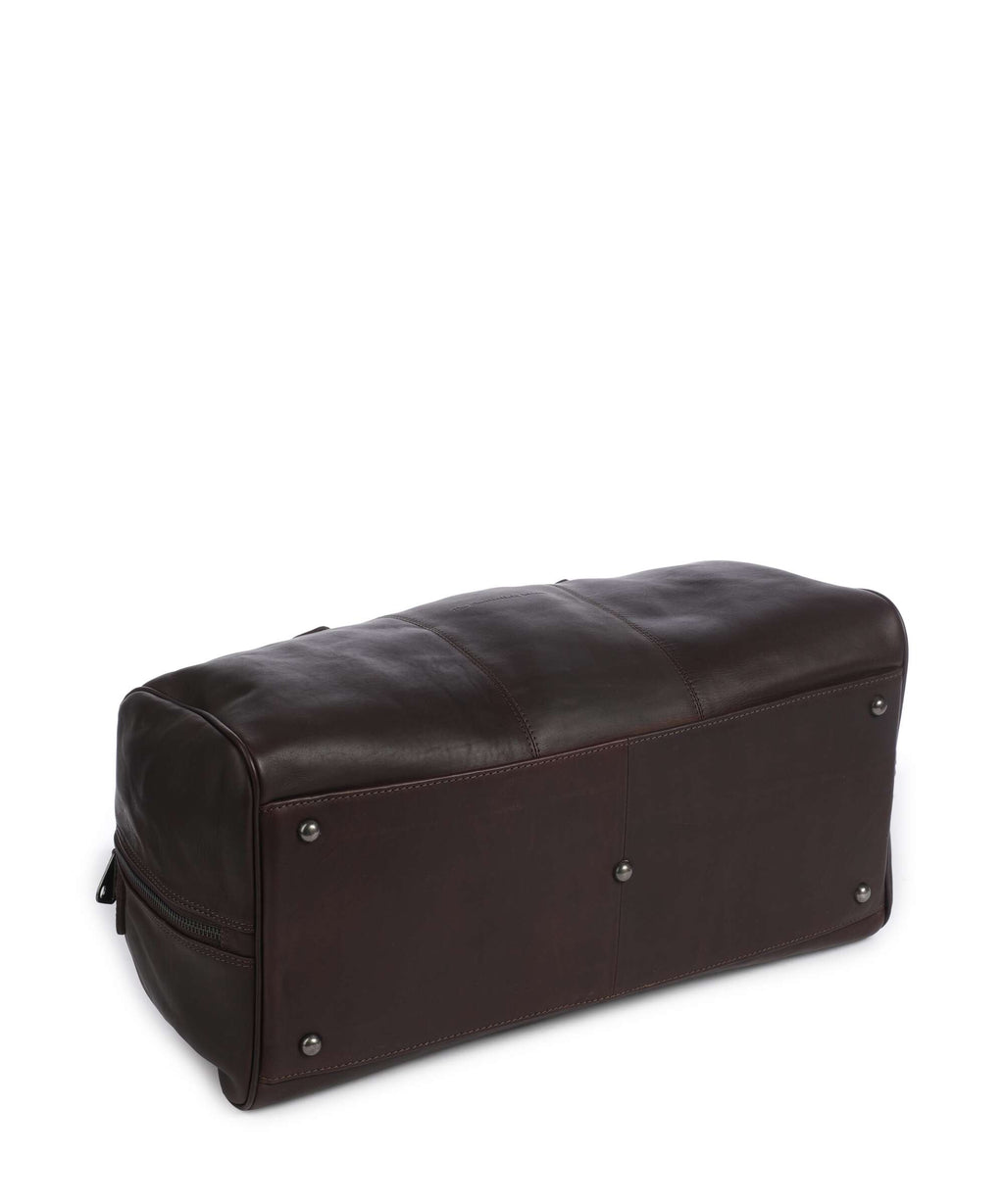 The Chesterfield Brand Wax Pull Up Cow William II Weekend bag brown