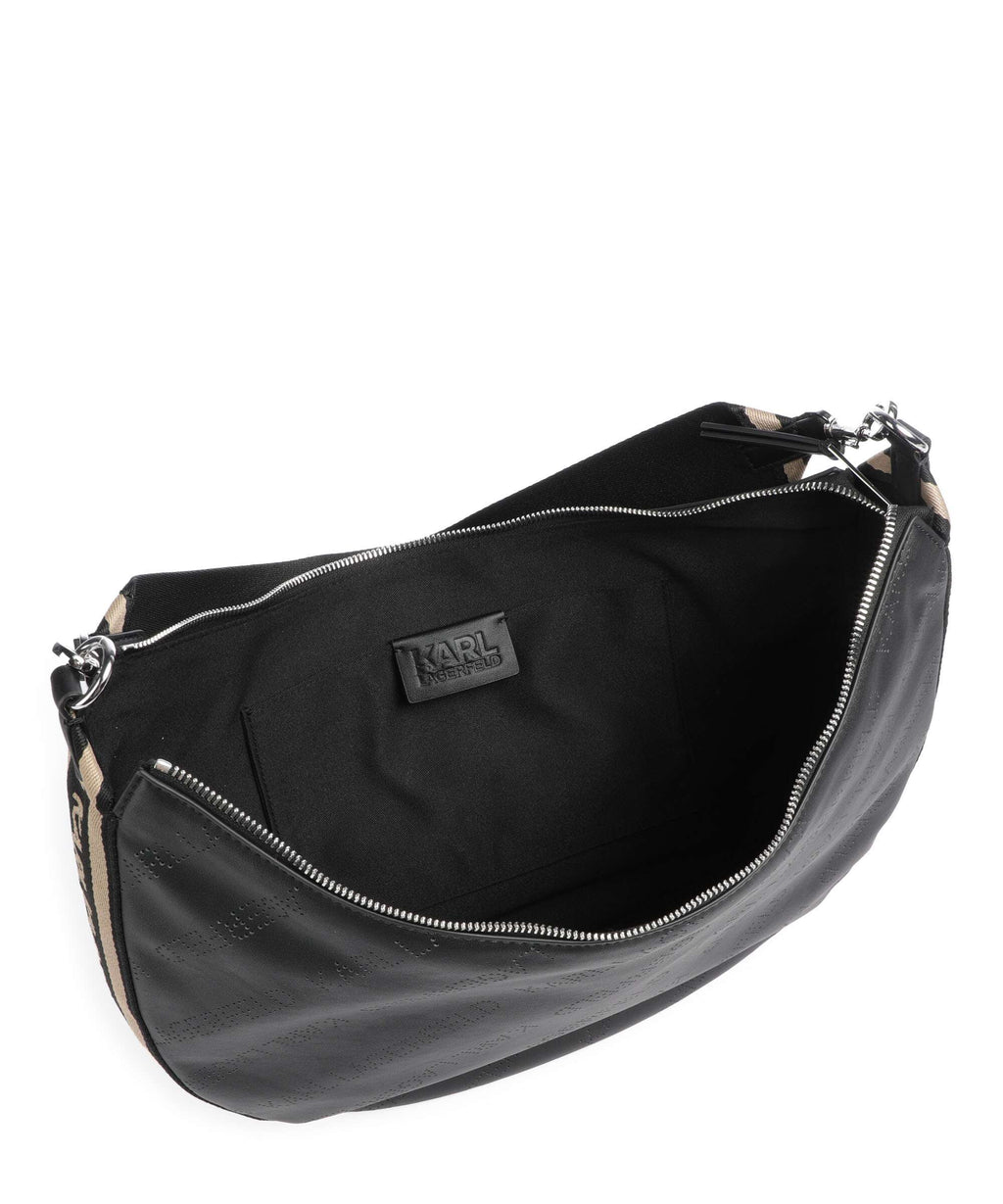 Karl Lagerfeld K/Moon Medium Hobo bag black