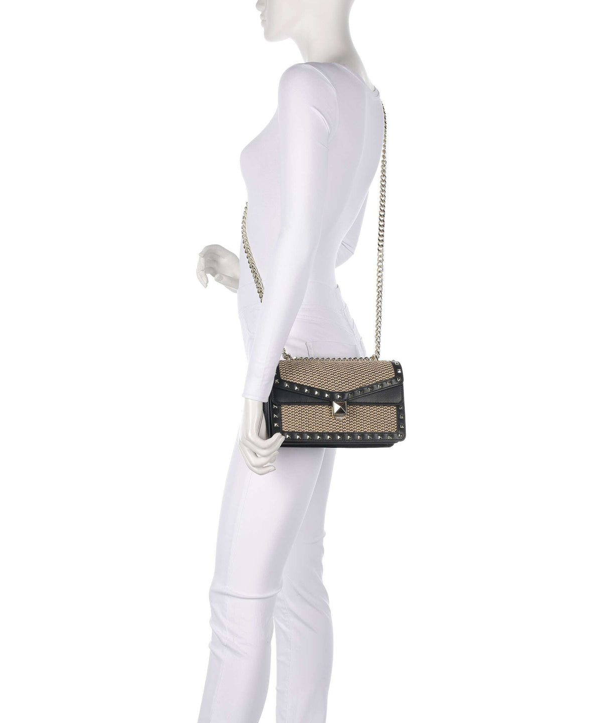 Steve Madden BCAVET Shoulder bag black/natural