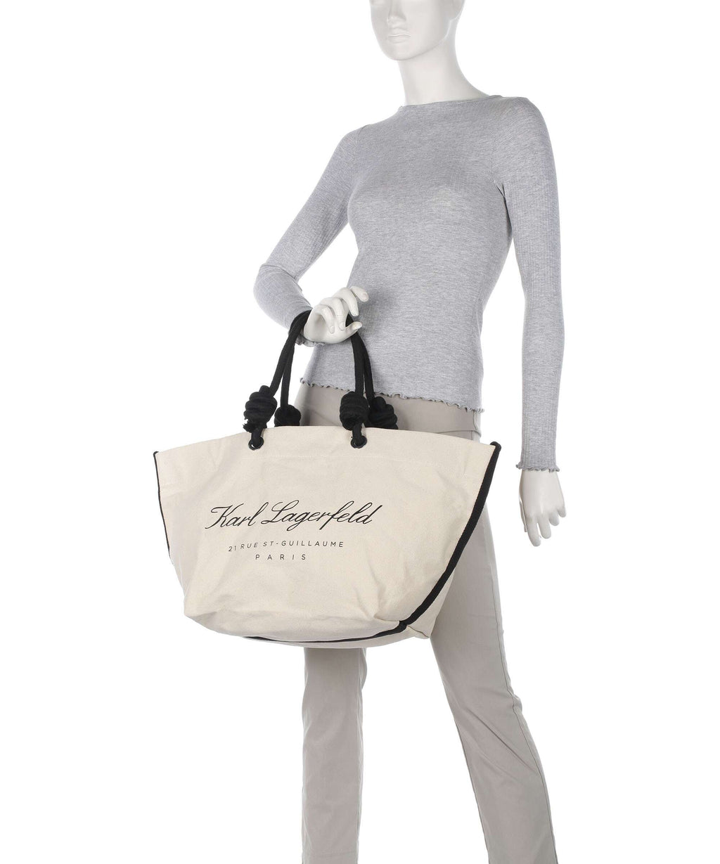 Karl Lagerfeld Hotel Karl Tote bag natural