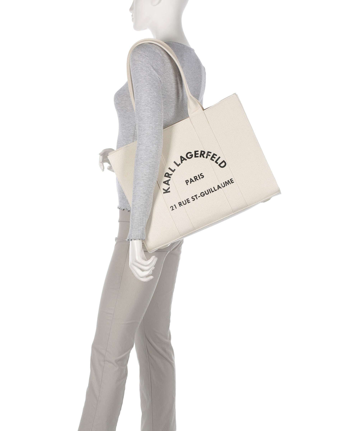 Karl Lagerfeld K/Rue St Guillaume Tote bag natural