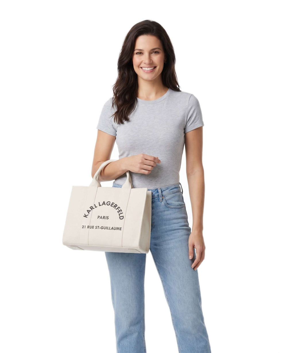 Karl Lagerfeld K/Rue St Guillaume Medium Handbag natural