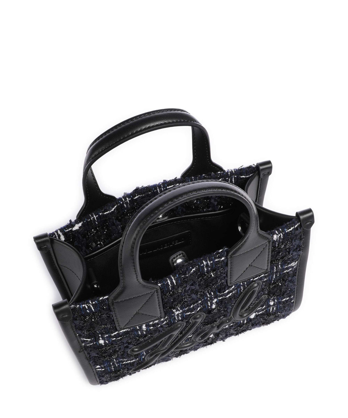 Karl Lagerfeld K/Skuare Small Handbag dark navy/boucle