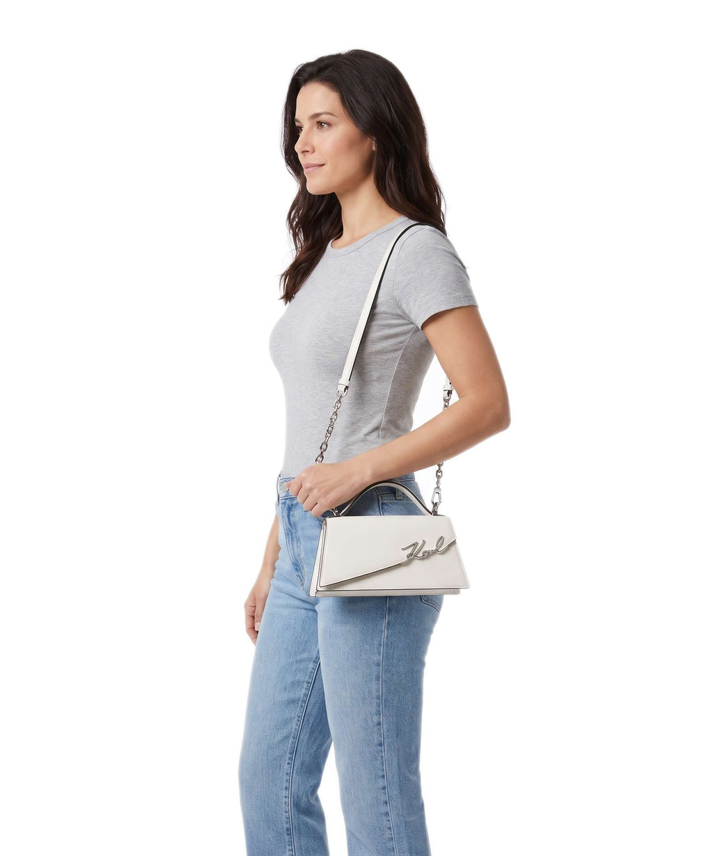 Karl Lagerfeld K/Signature Crossbody bag offwhite
