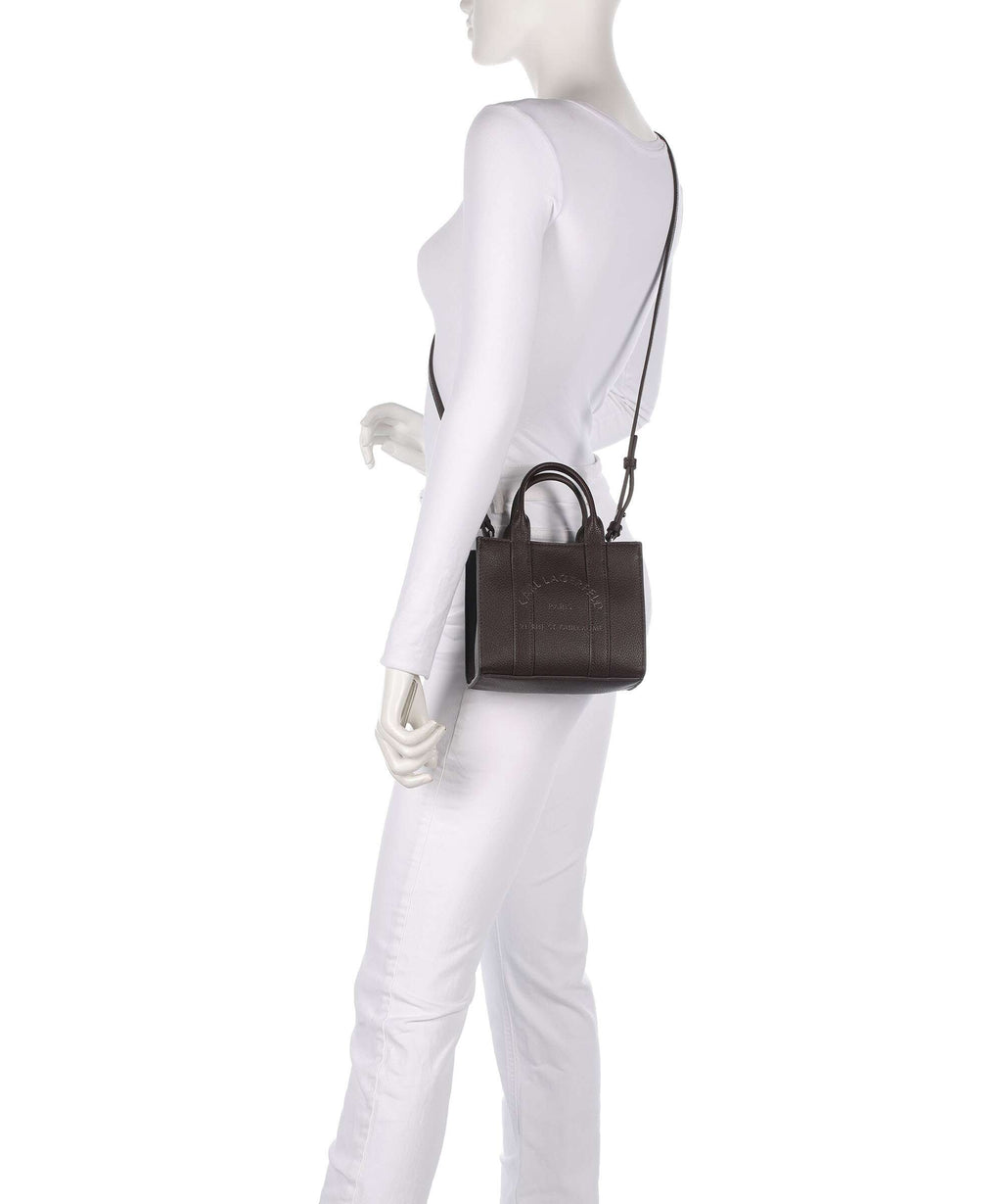 Karl Lagerfeld K/Rue St Guillaume Mini Handbag tobacco