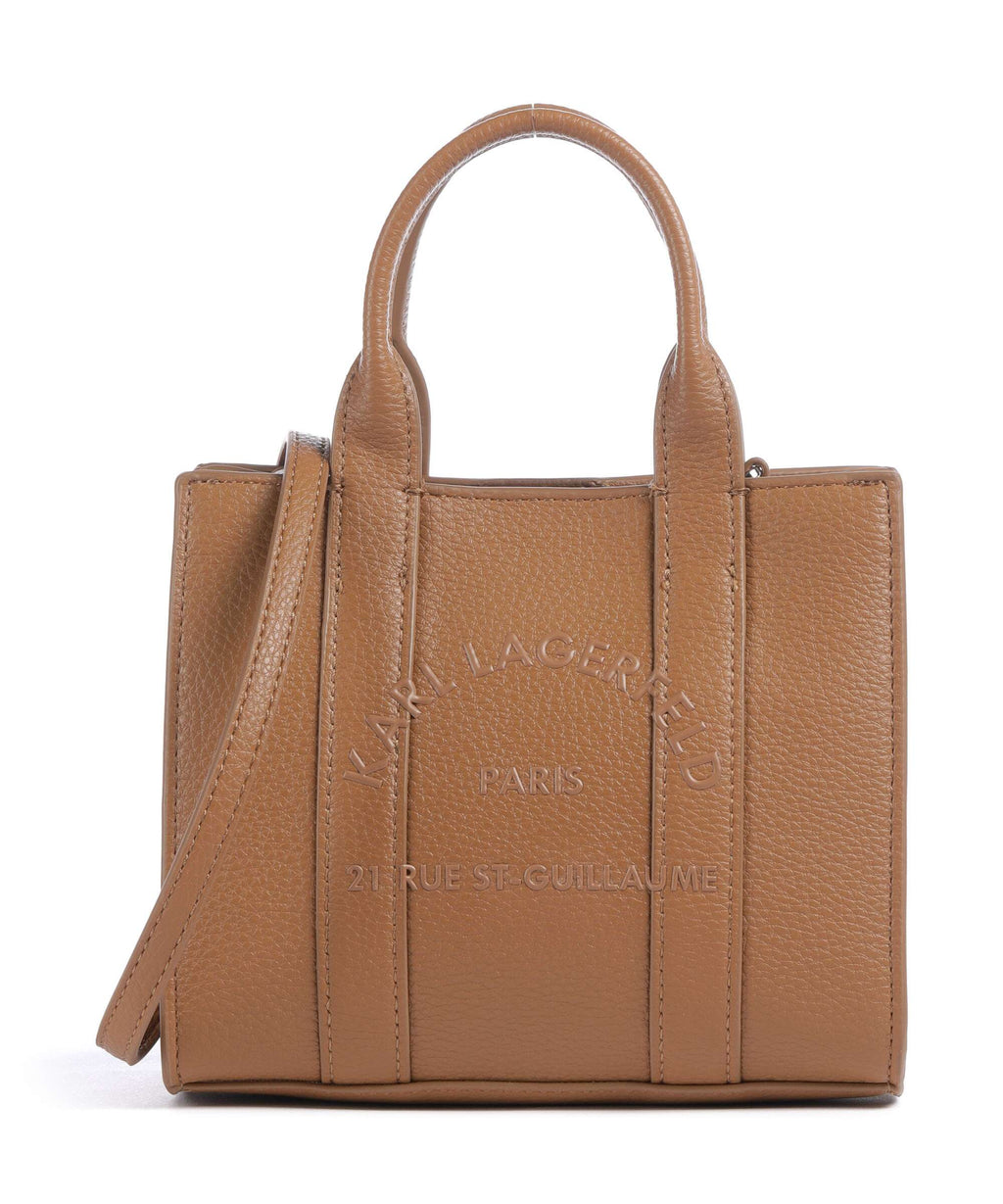 Karl Lagerfeld K/Rue St Guillaume Mini Handbag caramel