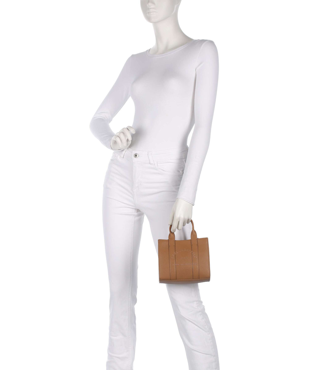Karl Lagerfeld K/Rue St Guillaume Mini Handbag caramel