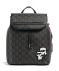 Karl Lagerfeld Ikon Monogram Small Backpack brown/kl mono