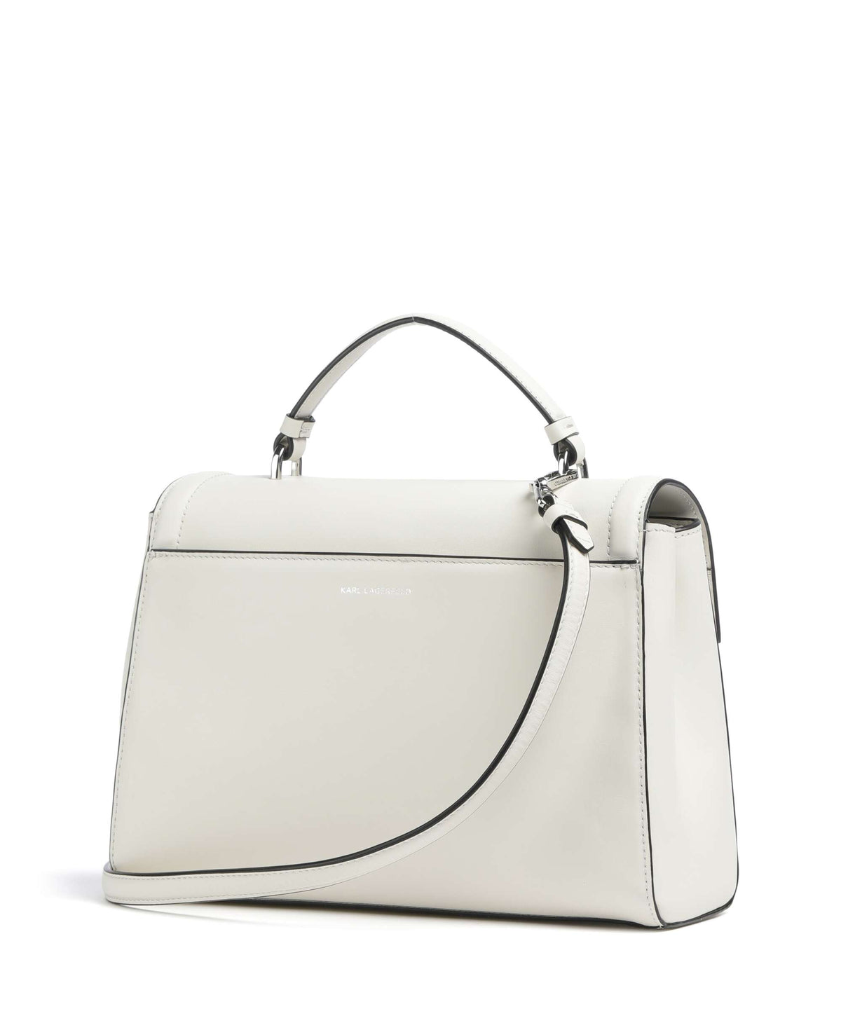Karl Lagerfeld K/Autograph Medium Handbag off white