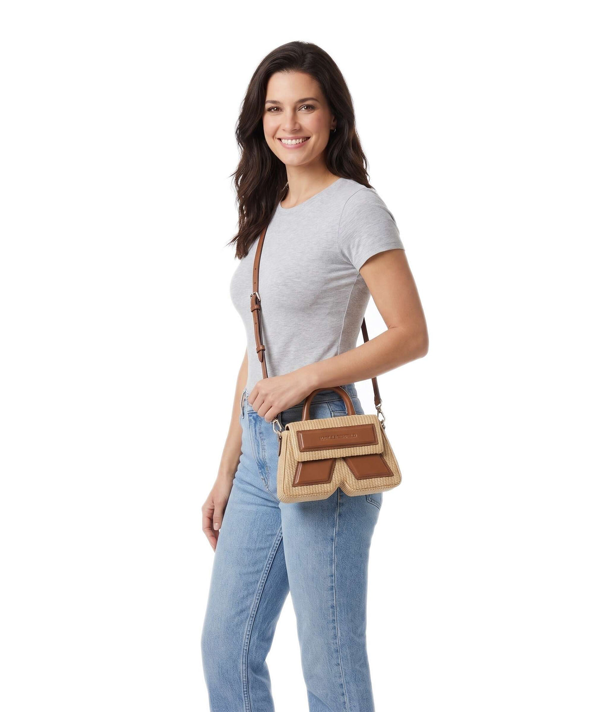 Karl Lagerfeld K/Ikon Crossbody bag natural/tan