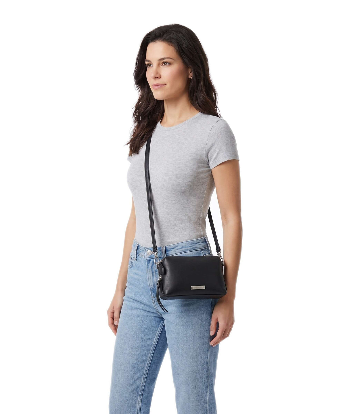 Karl Lagerfeld Ikon Smooth Crossbody bag black