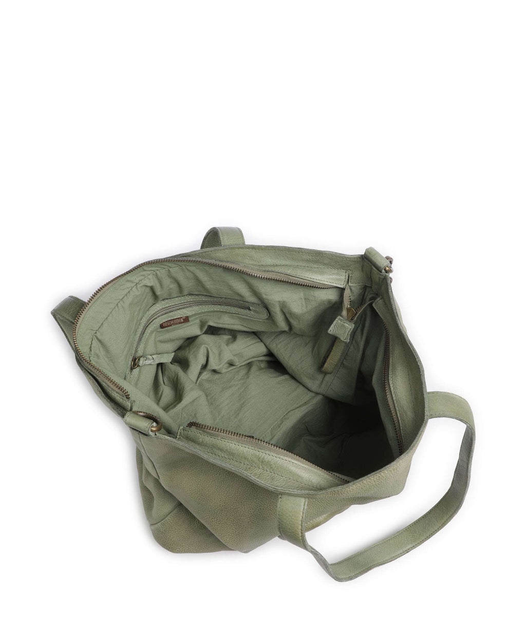 Taschendieb Wien Herzweg 1 Tote bag green leaf