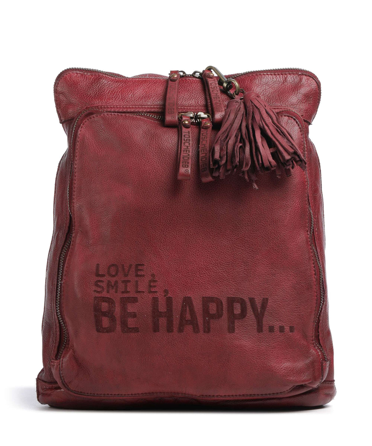 Taschendieb Wien Glücksbrücke 1 Backpack bag red burgundy