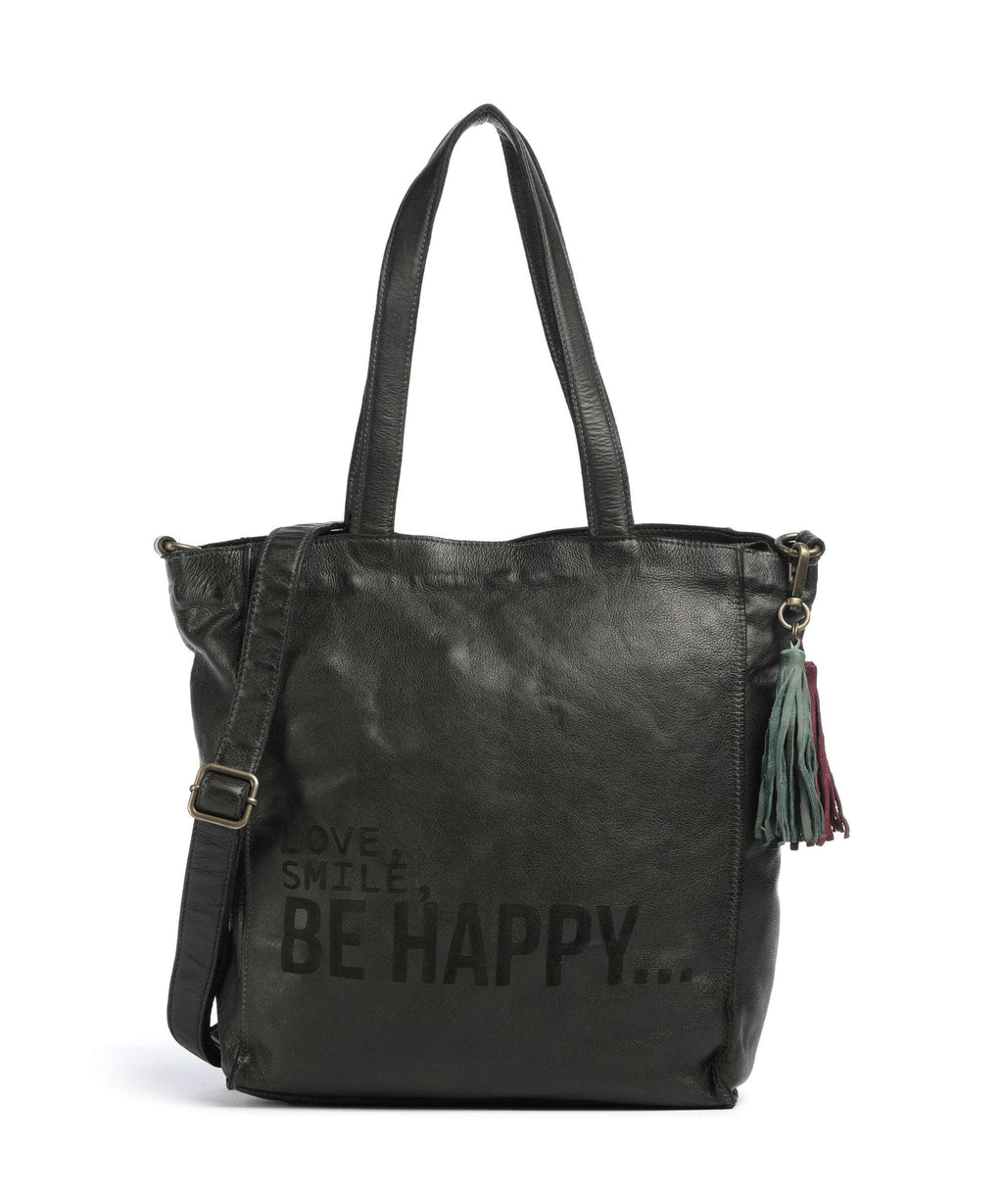 Taschendieb Wien Glücksbrücke 2 Tote bag green forest