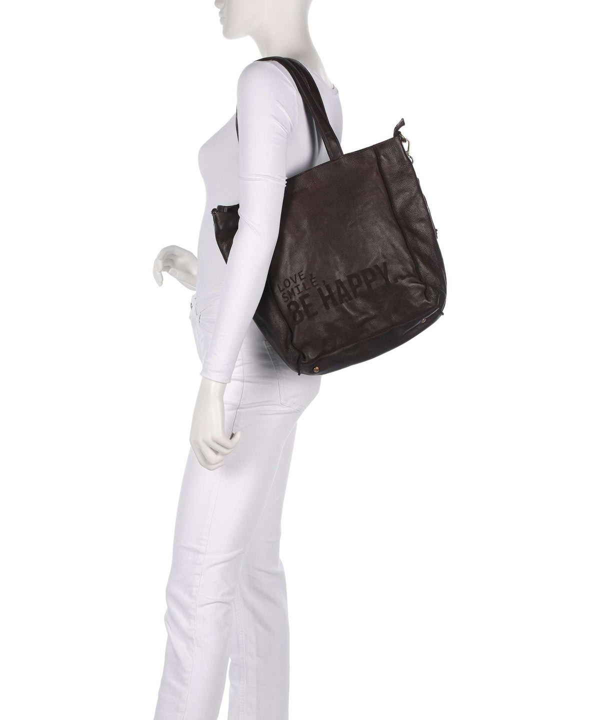 Taschendieb Wien Glücksbrücke 2 Tote bag mokka