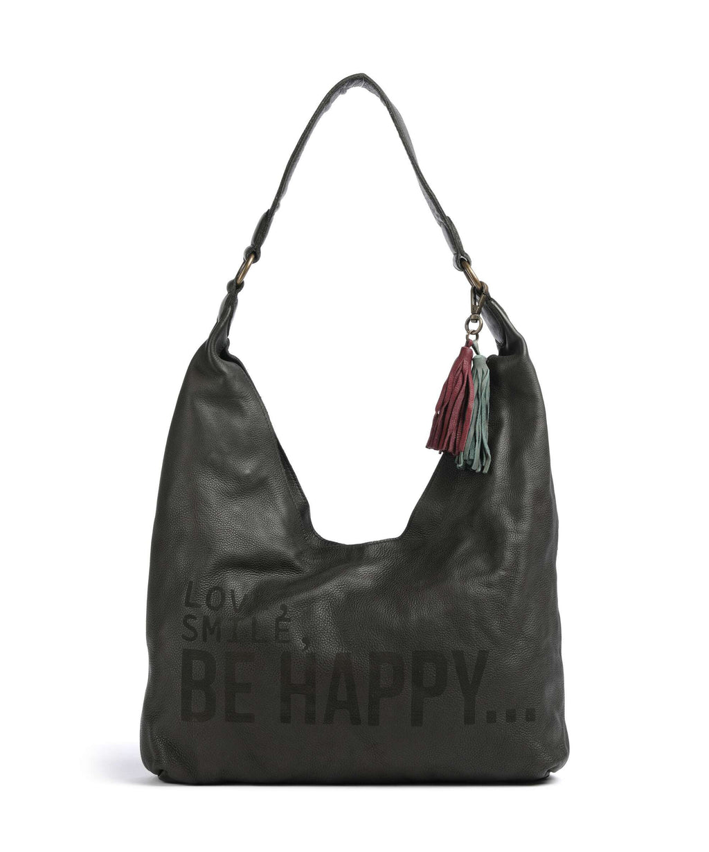 Taschendieb Wien Glücksbrücke 4 Hobo bag green forest