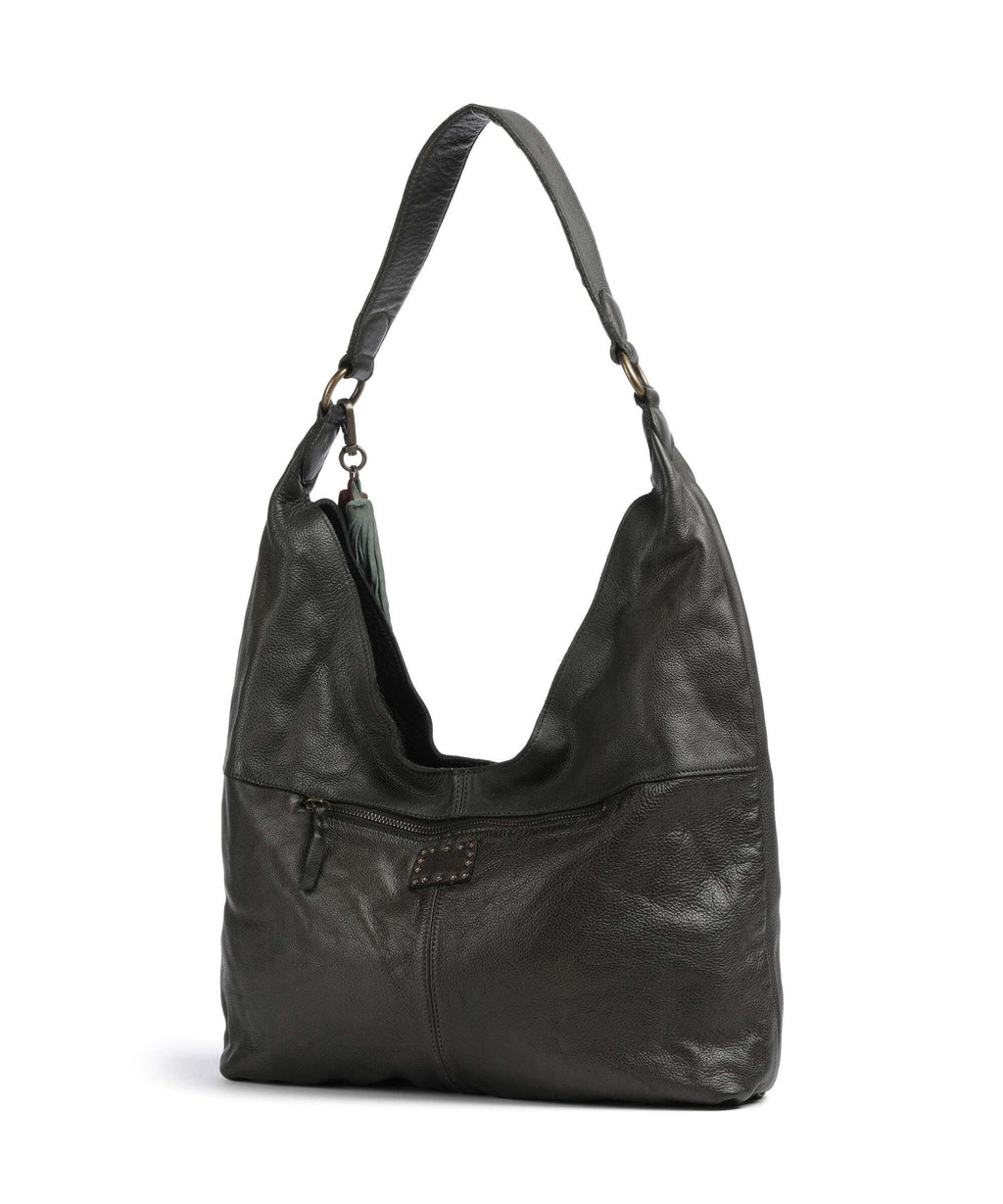 Taschendieb Wien Glücksbrücke 4 Hobo bag green forest