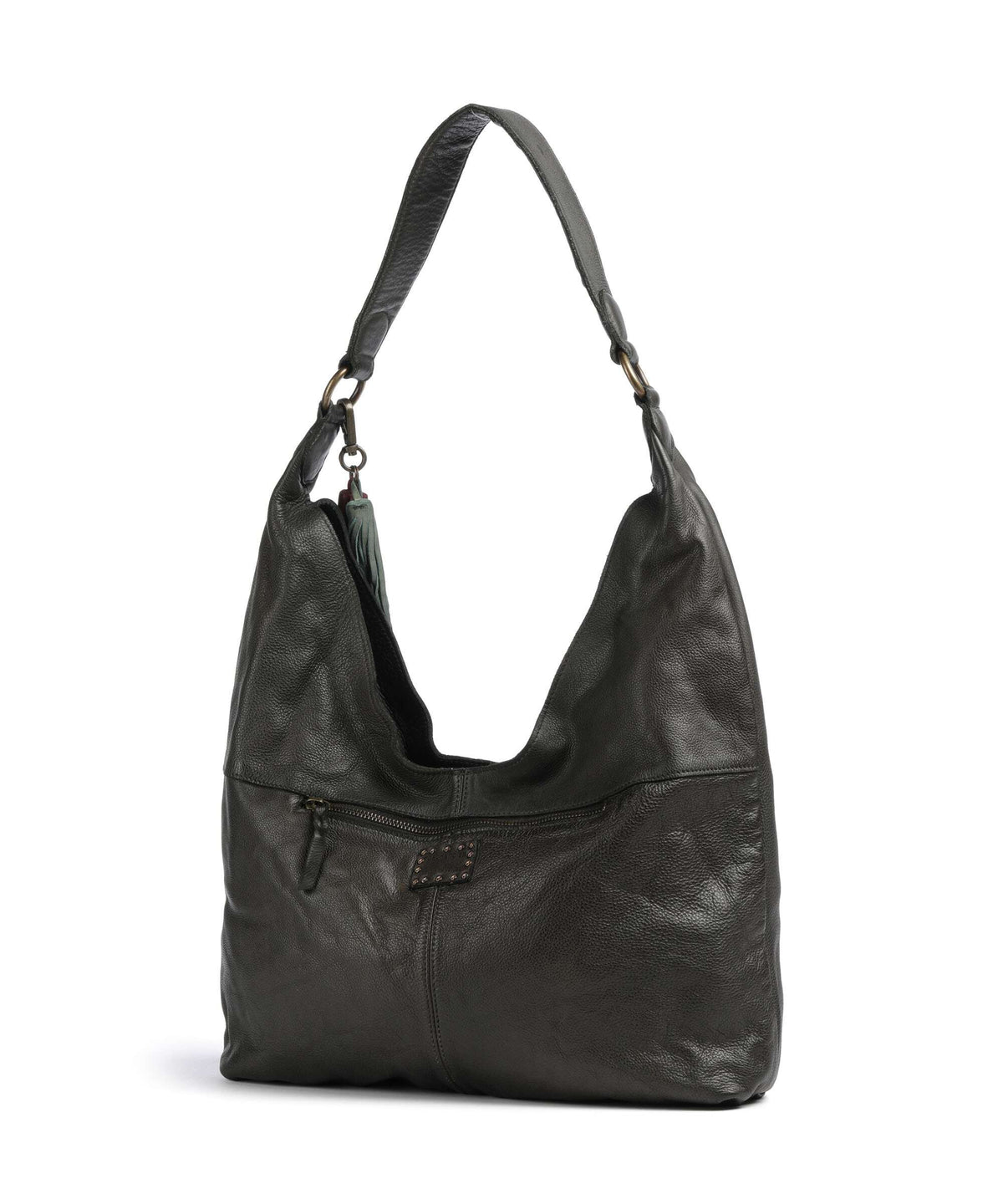 Taschendieb Wien Glücksbrücke 4 Hobo bag green forest