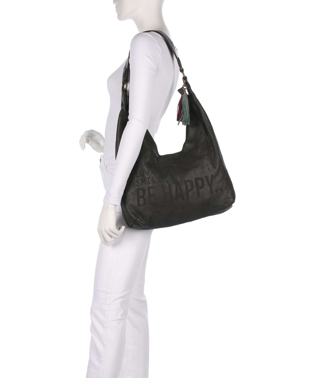 Taschendieb Wien Glücksbrücke 4 Hobo bag green forest