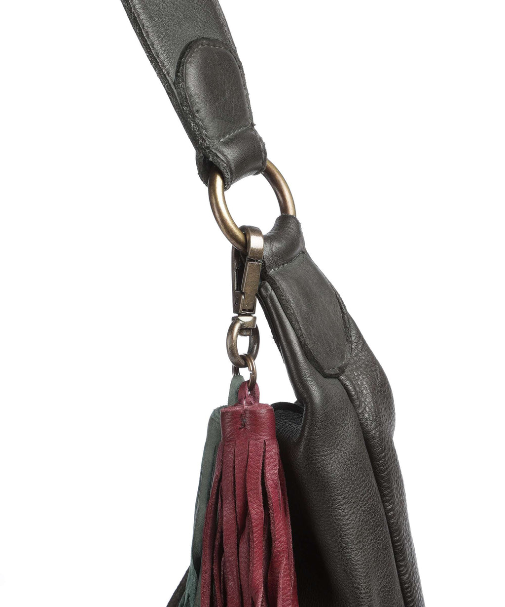 Taschendieb Wien Glücksbrücke 4 Hobo bag green forest