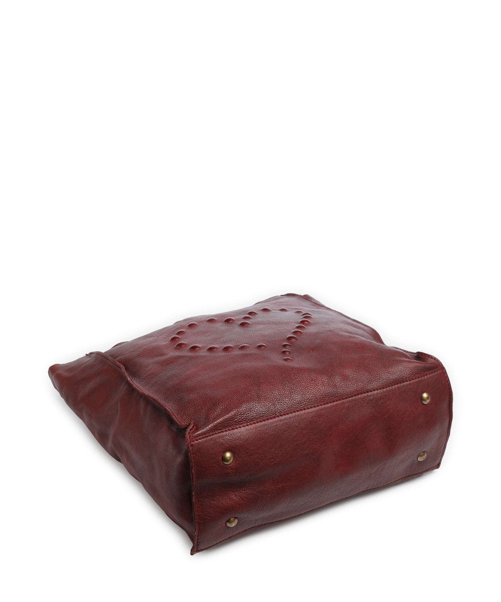 Taschendieb Wien Herzoggasse 1 Hobo bag red burgundy