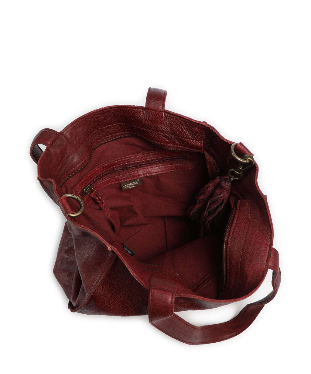Taschendieb Wien Herzoggasse 1 Hobo bag red burgundy