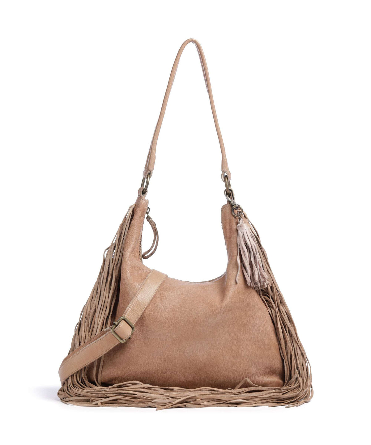 Taschendieb Wien Löwengasse 5x Hobo bag wuestensand