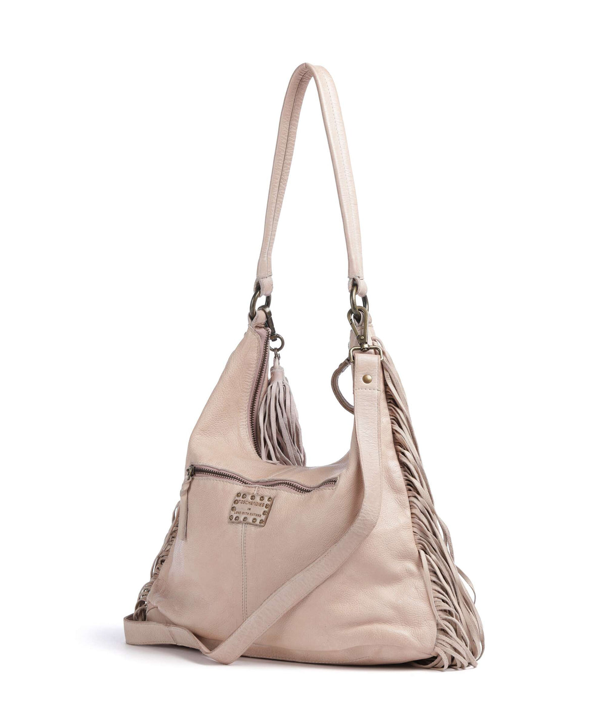 Taschendieb Wien Löwengasse 5x Hobo bag linen rose